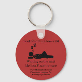 Boek Nerd-probleem #101 Keyring Sleutelhanger