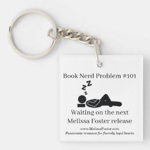 Boek Nerd-probleem #101 Keyring Sleutelhanger