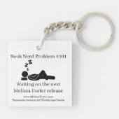 Boek Nerd-probleem #101 Keyring Sleutelhanger (Achterkant)