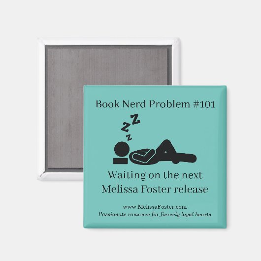 Boek Nerd-probleem #101 Magnet (Voorkant / Achterkant)