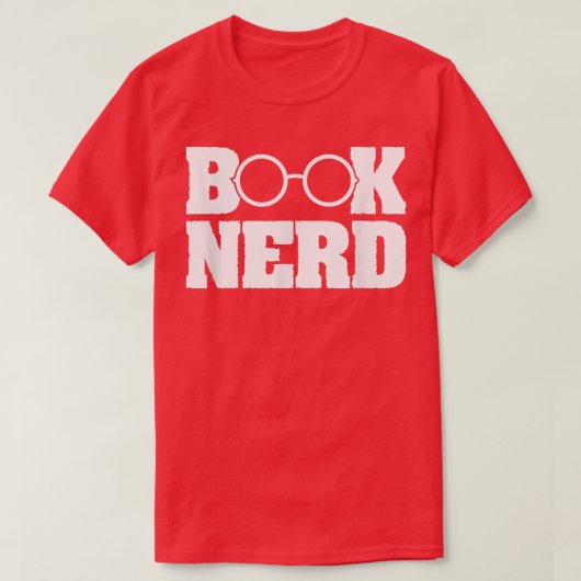 Boek Nerd Reading Book Lover Reader Bookworm T-shirt (Design voorkant)