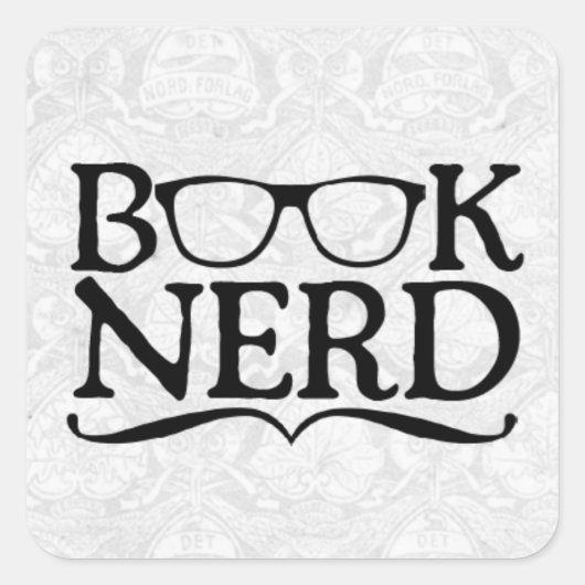 Boek Nerd Stickers (Voorkant)