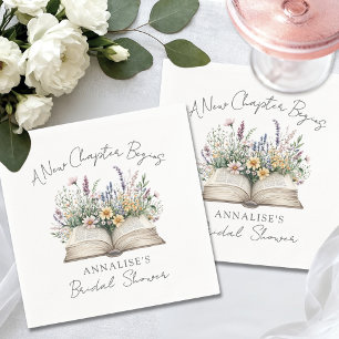 Boek Nieuwe Hoofdstuk Wilde Bloem Bruidsdiner Servet