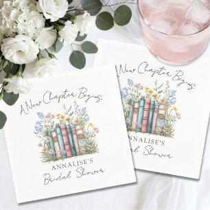 Boek Nieuwe Hoofdstuk Wildflower Bruidsborrel Servet