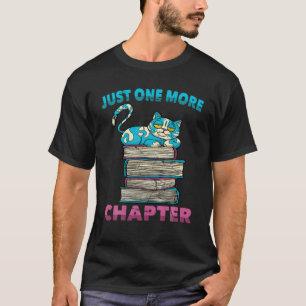 Boek - nog maar één hoofdstuk - Kat - schrijver -  T-shirt