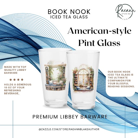 Boek Nook Iced Tea Glass Glas