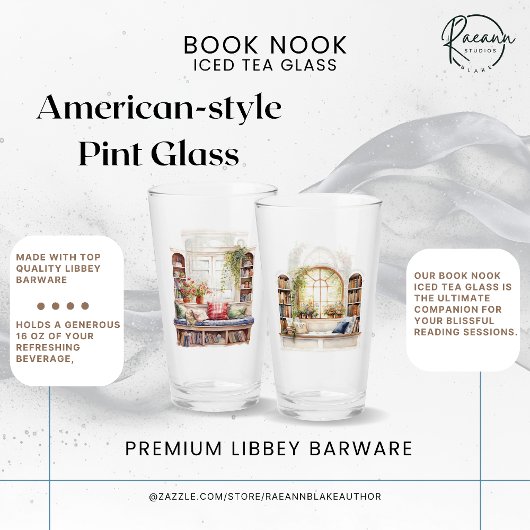 Boek Nook Iced Tea Glass Glas
