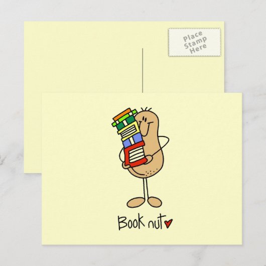 Boek Nut T-shirts en cadeautjes Briefkaart (Voorkant / Achterkant)