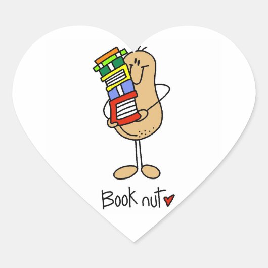Boek Nut T-shirts en cadeautjes Hart Sticker (Voorkant)