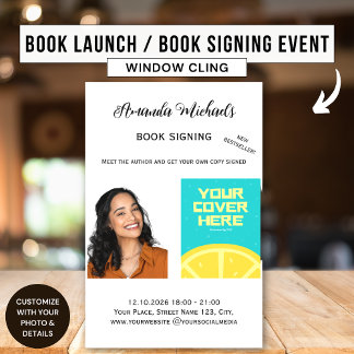 Boek Ondertekenaar Schrijver Boek Lancering Bestse Raamsticker