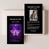 Boek Ondertekening Lancering l Schrijver Auteur Fo Visitekaartje