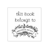 Boek onroerend goed gepersonaliseerde stempel (Afrduk)