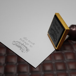 Boek onroerend goed gepersonaliseerde stempel