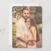 Boek onze datum Antiek Goud  Hoesje Bruiloft Save The Date (Achterkant)