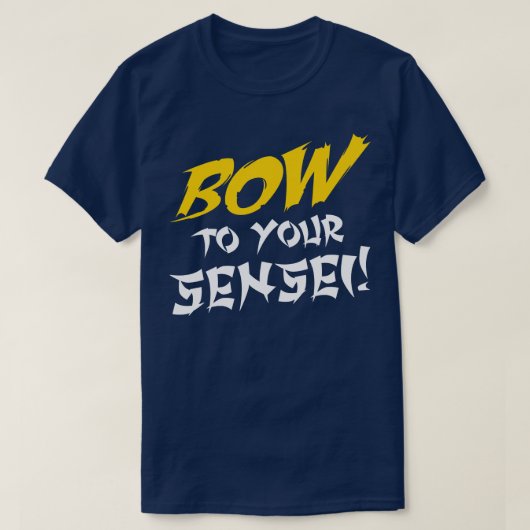 BOEK OP JE SENSEI T-SHIRT (Design voorkant)