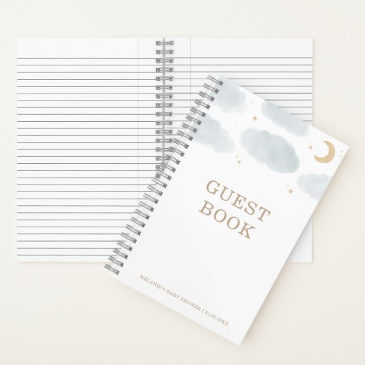 Boek over het Baby shower van de maan (Binnen)