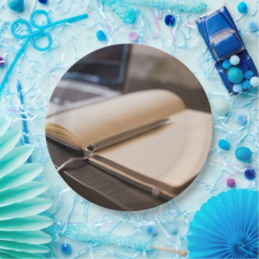 boek papieren bordje (Feest)