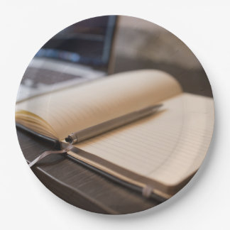 boek papieren bordje