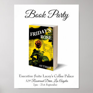 Boek Party Event Product Lancering Poster
