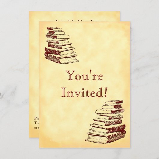 Boek Party  Kunst Bewerkbaar 6.25 x 4.5 Kaart (Voorkant / Achterkant)