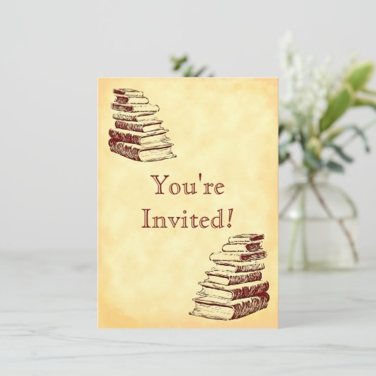 Boek Party  Kunst Bewerkbaar 6.25 x 4.5 Kaart (Staand voorkant)