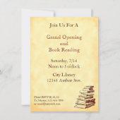 Boek Party  Kunst Bewerkbaar 6.25 x 4.5 Kaart (Achterkant)