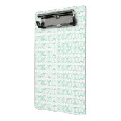 Boek patroon twee pocket map mini klembord (Angled2)