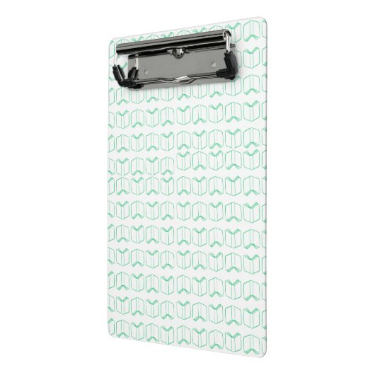Boek patroon twee pocket map mini klembord (Angled2)