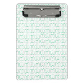 Boek patroon twee pocket map mini klembord (Voorkant)