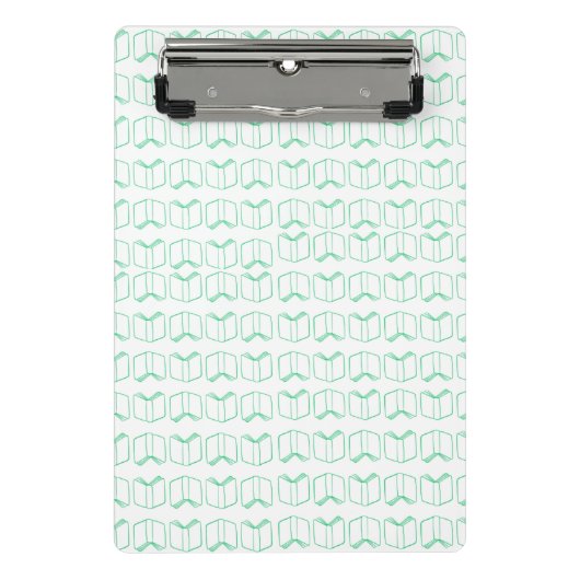 Boek patroon twee pocket map mini klembord (Voorkant)