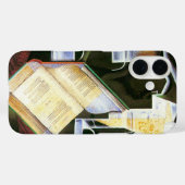 Boek, Pijp en Bril, Juan Gris, Vintage Cubisme Case-Mate iPhone Case (Achterkant (horizontaal))