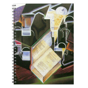 Boek, Pijp en Bril, Juan Gris, Vintage Cubisme Notitieboek