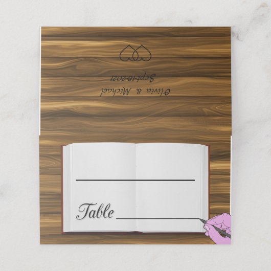 Boek Plaatskaartje (Buitenkant ongevouwen)