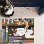 Boek Plank Katten Bibliotheek Deurmat