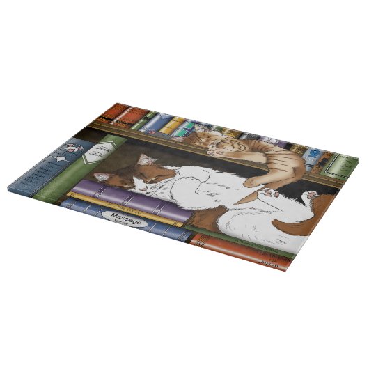 Boek Plank Katten Bibliotheek Snijplank (Hoek)