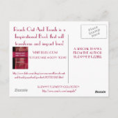 BOEK PROMOTION COLLECTIE BRIEFKAART (Achterkant)