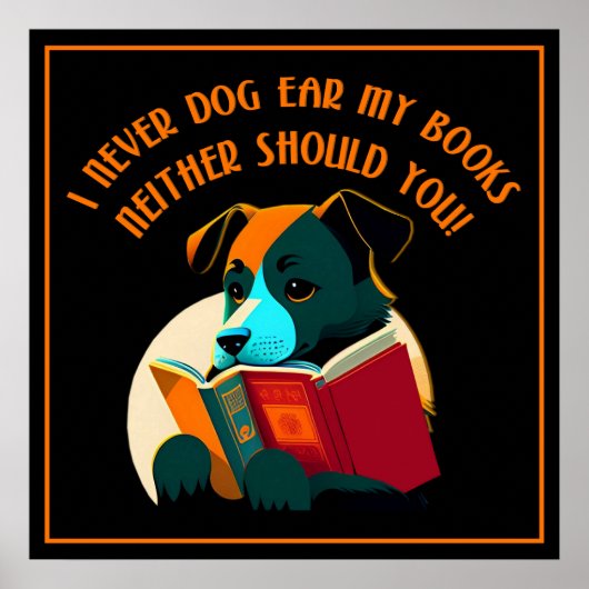 Boek Puppy Dog Ear Humor Poster (Voorkant)