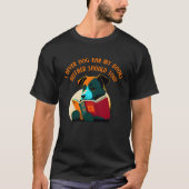 Boek Puppy Dog Ear Humor T-shirt (Voorkant)