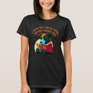 Boek Puppy Dog Ear Humor T-shirt
