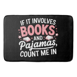 Boek & Pyjama Humoristisch Boekliefhebber Grappig Badmat