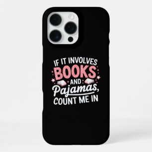 Boek & Pyjama Humoristisch Boekliefhebber Grappig iPhone 16 Pro Max Hoesje