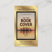 Boek Release Auteur Foto Marketing Zwart & Goud Visitekaartje (Voorkant)