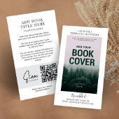 Boek Release Auteur Marketing Scannable QR Code Visitekaartje