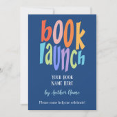 Boek Release Lancering Moderne Partij Kaart (Voorkant)