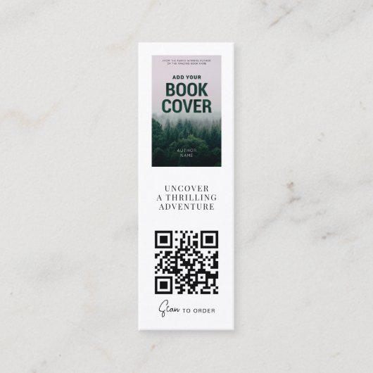 Boek Release QR Code Marketing Mini Bladwijzer Kaa Visitekaartje (Voorkant)