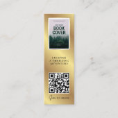 Boek Release QR Code MINI Faux Gold Bladwijzer Kaa Mini Visitekaartje (Voorkant)