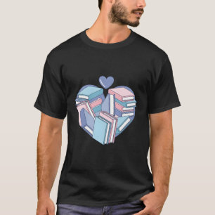 Boek Retro Lezen Bibliotheek Cadeaulezer Bibliothe T-shirt
