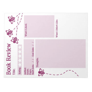 Boek Review Lezen Bijen Notitieblok