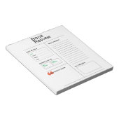 Boek Review Notitieblok (Schuin)