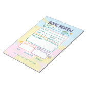 Boek Review notities Lezen Log Boekachtig cadeau Notitieblok (Schuin)